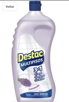 [PRIME] Limpador Multipisos Diluível Destac Lavanda e Alfazema, 750ml - R$ 2,57