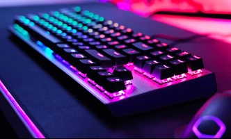Teclado Mecânico Gamer Cooler Master, RGB, Switch Gateron Red | R$ 390