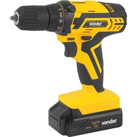 Parafusadeira/Furadeira Bateria, Carregador Bivolt Autom., Pfv012 Vonder 12V, 13 acessórios + maleta