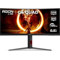 Monitor Gamer Curvo AOC AGON 34" WQHD 180Hz 0,5ms