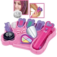 Kit Beleza Infantil com Maquiagem e Mechas Coloridas