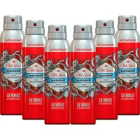 [SouBarato] Kit com 6 Desodorantes Antitranspirante Old Spice Matador - 150ml - R$36