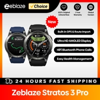 [Taxa Inclusa] Zeblaze Stratos 3 Pro GPS relógio inteligente, built in importação de rota AM