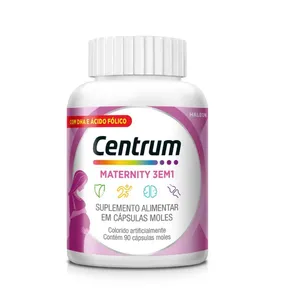 Polivitamínico Centrum Maternity 3 em 1 90 cápsulas