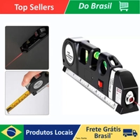 (moedas) Nível a Laser Trena Profissional 3 em 1
