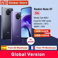 Smartphone Xiaomi Redmi Note 9T 5G | R$1.255