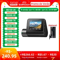 Camera Veicular De Gravacao Continua A200, 1080P, HDR, tela IPS de 2 "