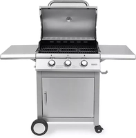 Churrasqueira Com Carrinho Inox à Gás - SUGGAR - CH5001IX