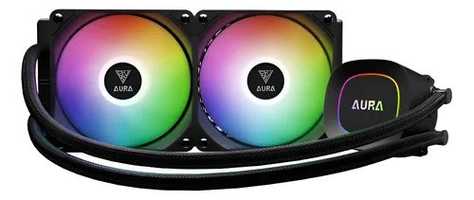 Water Cooler Gamdias Aura Gl240 Lite Preto Argb Am5 Lga 1851