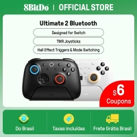 Controle 8BitDo Ultimate 2 bluetooth com DOCA DE CARREGAMENTO