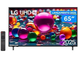 Smart TV 65" LG 4K Ultra HD 65UA8550PSA webOS 25 AI Processor 4K Gen8 com Alexa 3 HDMI