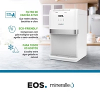 Purificador de Água EOS Mineralle com Compressor Branco EPC02B 110V