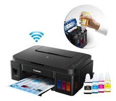 Impressora Canon, sistema de tinta original G3110 Multi Wi-Fi, cor preta