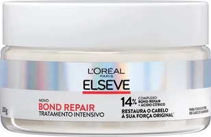 Máscara de Tratamento Intensivo Reparação Molecular com Ácido Cítrico e Glicina Elseve Bond Repair L'Oréal Paris 200g