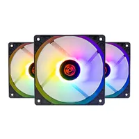 Kit Ventoinhas TGT Unger, Rainbow, 3x120mm, TGT-UGR-BLRBW