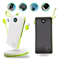 Carregador Portátil 20000mah Power Bank Celular E Tablet Nf