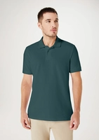 【Tam.: M】Polo Masculina em Piquet Verde
