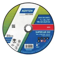 Kit 5 Discos Corte Inox 7x1/8x7/8 AR332