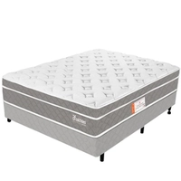 [R$637 AME+CC Americaanas] Cama Box Casal Colchão Molas Ensacadas Nasa Ortopédico D33 com Pillow - Bf Colchões | R$1.274