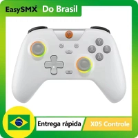 [DoBrasil/Moedas R$80] Controle Sem Fio EasySMX X05 RGB, Analógicos/Gatilhos Hall Effect