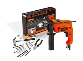 Furadeira de Impacto de 1/2 Pol. com 82 Acessórios e Maleta - BLACK+DECKER | R$289