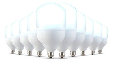 [R$ 11,10 cada] Kit 10 Lâmpadas LED Bulbo 50W 6500K Bivolt