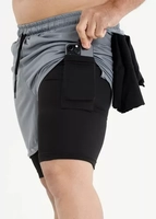 Bermuda Masculina 2 Em 1 Academia Top Multimarcas Masculino