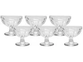 Jogo de Taças  de Sobremesa de Vidro 160ml