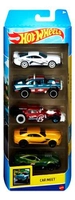 Hot Wheels Kit com 5 Carrinhos Mattel Multicor