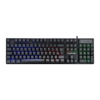 Teclado Gamer Neologic Infinite Play Black, Semi Mecânico, ABNT2, Rainbow, Preto, IFNT-BLK