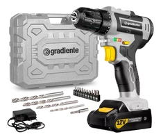 Parafusadeira Gradiente 12v Com Maleta 3/8 Bivolt