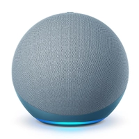 Smart Speaker Home Echo Amazon Alexa, 4G (branco/azul) | R$500