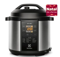 [paypal] Panela de Pressão Elétrica Electrolux 6L Preta Experience por Rita Lobo (PCC20) 220v