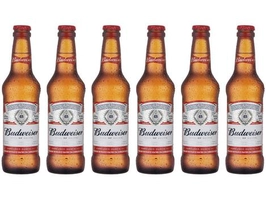 Cerveja Budweiser Pack American Standard Lager - 6 Unidades 330ml | R$20