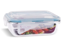 Kit 10 Potes Vidro Hermético 640ml Marmita Microondas