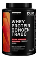 Whey Protein Concentrado 900g Chocolate Branco Dux Nutrition