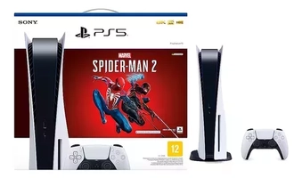 (Meli+) Playstation 5 + Jogo Marvels Spider Man 2 825 Ssd Bivolt