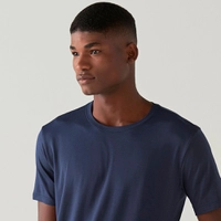 Camiseta Tech Modal Masculina Azul Marinho