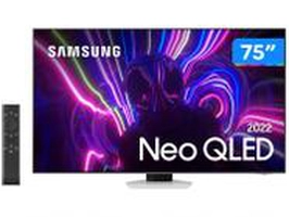 Smart TV 75” 4K Neo QLED Samsung QN75QN85BA Clientes Ouro