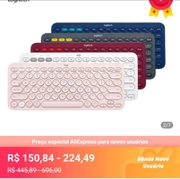 (Novos Usuários) Teclado Logitech sem fio k-380 | R$151