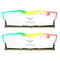 Memoria Team Group T-Force Delta RGB 16GB (2x8) DDR4 3000Mhz Branca | R$497