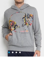 Moletom Puma Double Bull Red Bull Racing Masculino - Cinza R$152