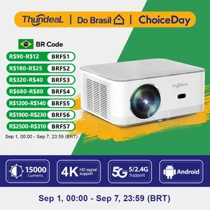 Projetor Portátil ThundeaL TD92 Pro FHD 1080p