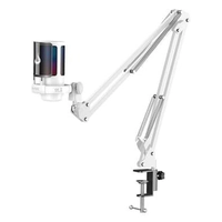 Microfone Gamer Rise Mode Elite 08 USB-C Branco