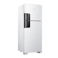 Geladeira Consul Frost Free CRM50LB Duplex Branca com Função Turbo, Iluminação em LED e Filtro Antiodor 410 litros - 110V