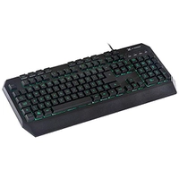 [2 por 62,99 cada] Teclado Usb Gamer Draco Com MACROS, Multimidia Led 3 Cores Cabo 1.8 Metros ABNT2 Preto - Gt400 - Vinik