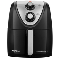 [REEMBALADO] Fritadeira Sem Óleo Air Fryer Mondial AFN-50 Inox 5L 220V
