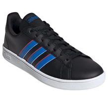 [APP] Tênis Adidas Grand Court Base Masculino - Preto + Azul
