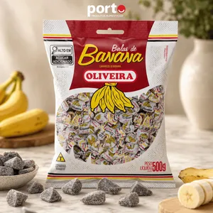 [Vip] Bala Mastigavel 500gr Oliveira Banana