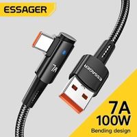 Essager Cabo USB Tipo C para OPPO, Cabo de Carregamento Rápido, Data Wire, Car